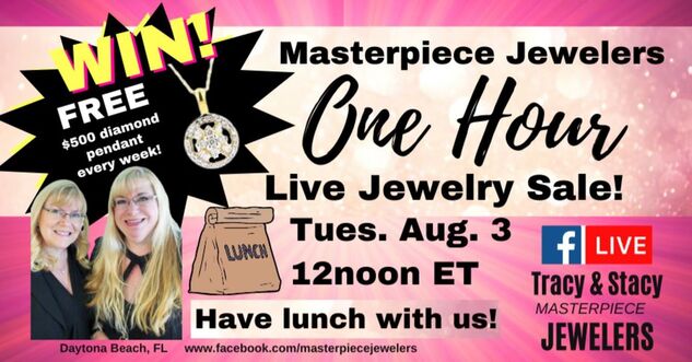Join Daytona's best jewelry store for lunch online!
