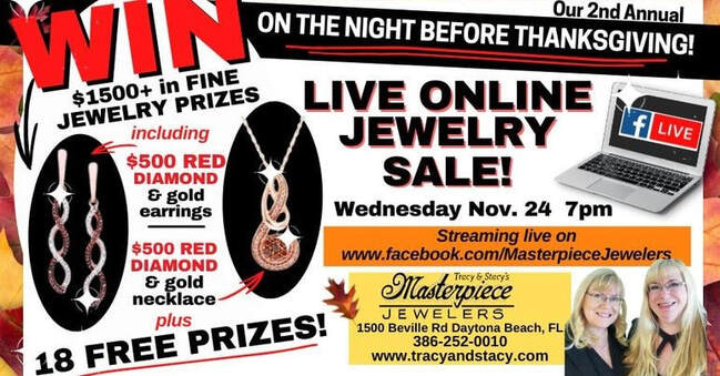 You may be a lucky jewelry winner this Wednesday at https://www.facebook.com/masterpiecejewelers!Picture