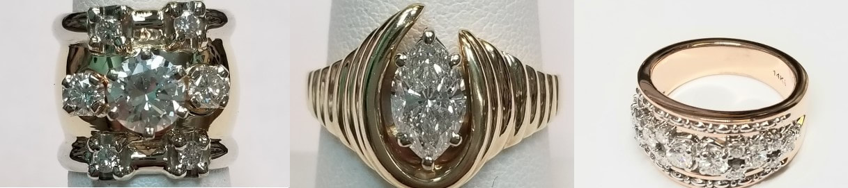 Chunky custom engagement rings Daytona Beach
