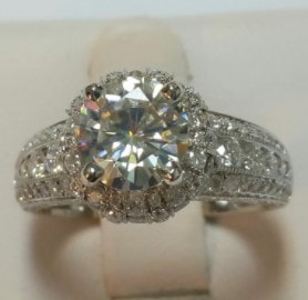 Get your custom engagement ring checked at Masterpiece Jewelers in Daytona, Florida!