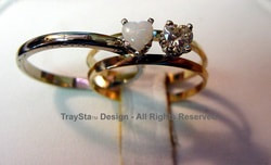 Custom rings are available at Masterpiece Jewelers.