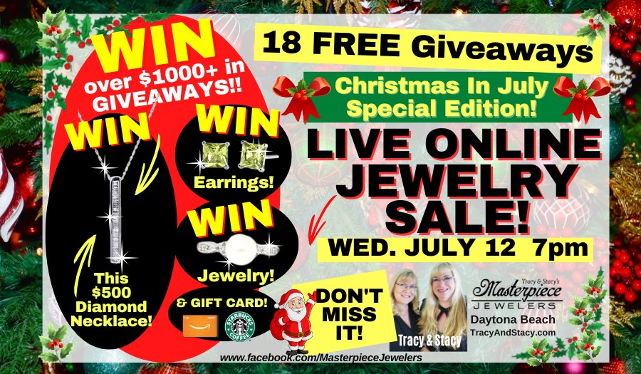 Daytona Beach jewelry store celebrates Christmas in July!