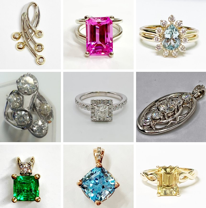 What custom jewelry and more will you find for the holidays?!