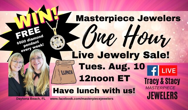 Join the online custom jewelry sale at Masterpiece Jewelers!