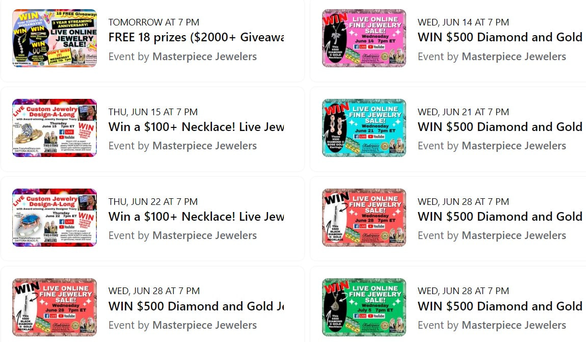 Daytona's best jewelry store offers live events every week!