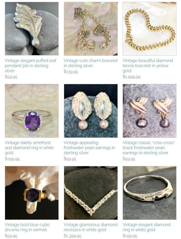 Have you thought about vintage and estate jewelry as holiday jewelry gifts?Picture
