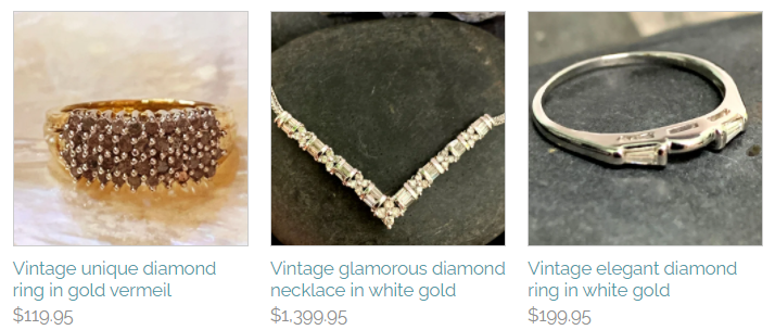 Vintage jewelry for Mother's Day gifts