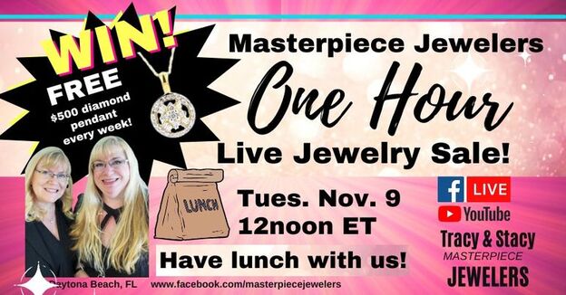 Please join us for our live jewelry sale!