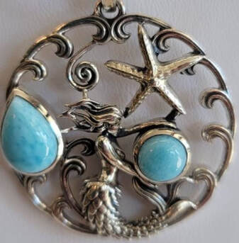 Check out all of the new larimar jewelry we now have available!