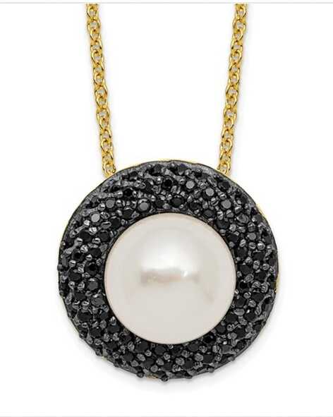 Tonight, someone will win this pearl necklace in sterling valued at $141.00!