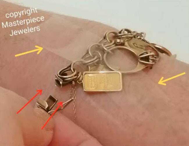 Use this hack from Masterpiece Jewelers to put on a bracelet by yourself!
