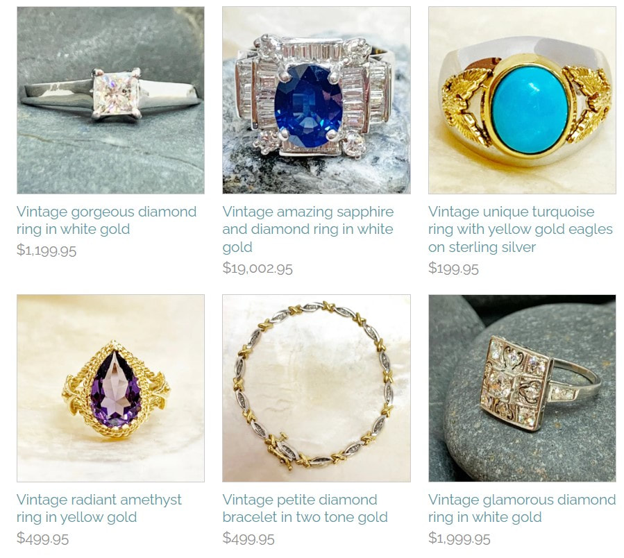 What beautiful vintage and estate jewelry gifts will you find?!