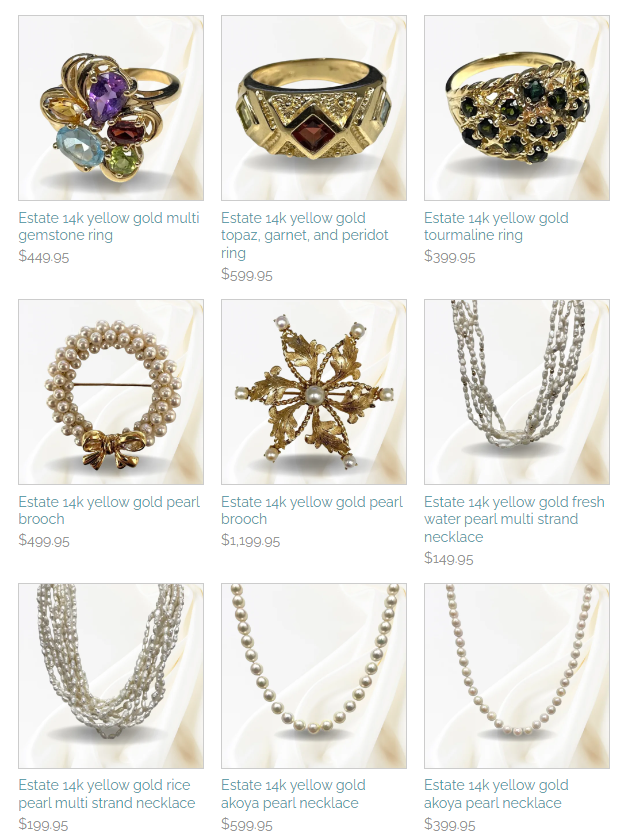 Daytona Beach jewelers offer vintage and estate jewelry.
